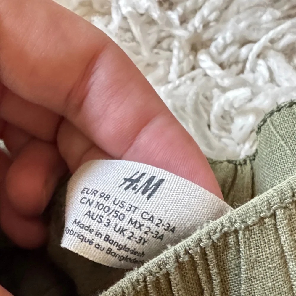 H&M Kids Shorts Trio Linen - 3T - Picture 4 of 5